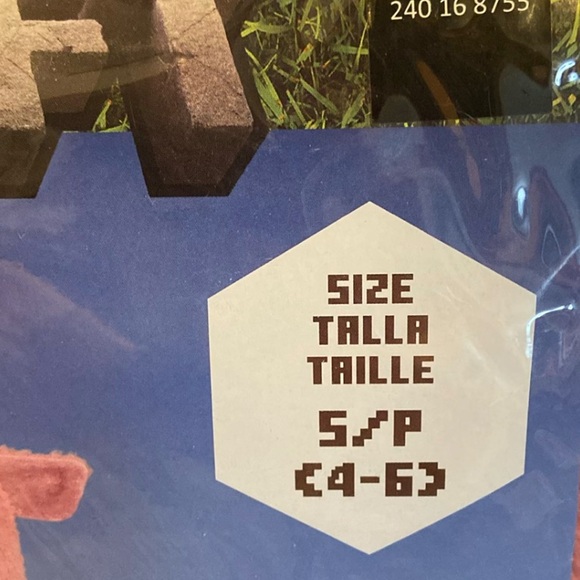 Minecraft Movie Pink Sheep Child Costume Small 4-6 New Disguise Mojang NWT - Picture 3 of 5